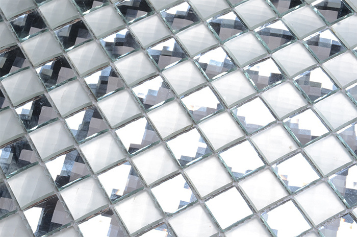 F2X-1-1 mosaic glass tile/mirror glass mosaic tile/beveled glass mirror mosaic tile