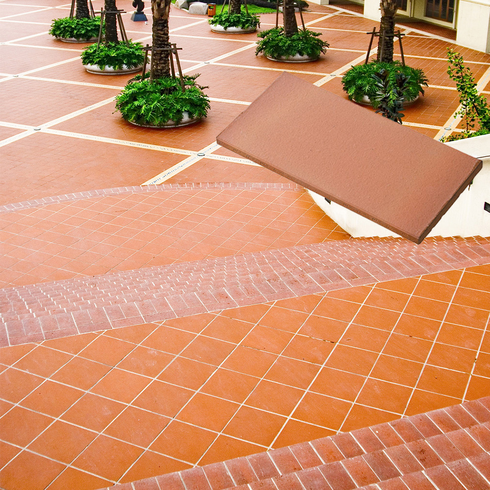 TOP sale popular 270x270mm panel facade step nose terracotta floor tiles