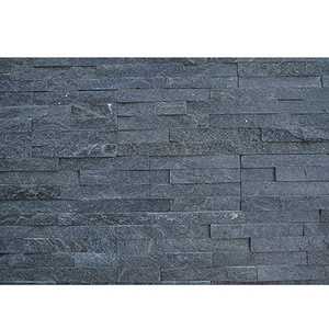 wall panel slate culture stone black slate cladding stone natural wall stone_cladding supplier for exterior wall house