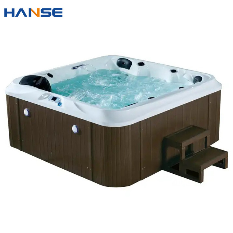 China factory cheap balboa sexy family fiberglass whirlpool outdoor spa hot tub for sale