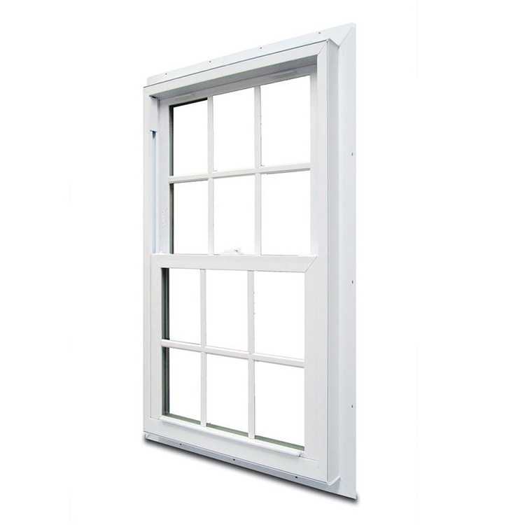 Apartment home hotel modern double hung sash windows design vertical up down sliding upvc glass window