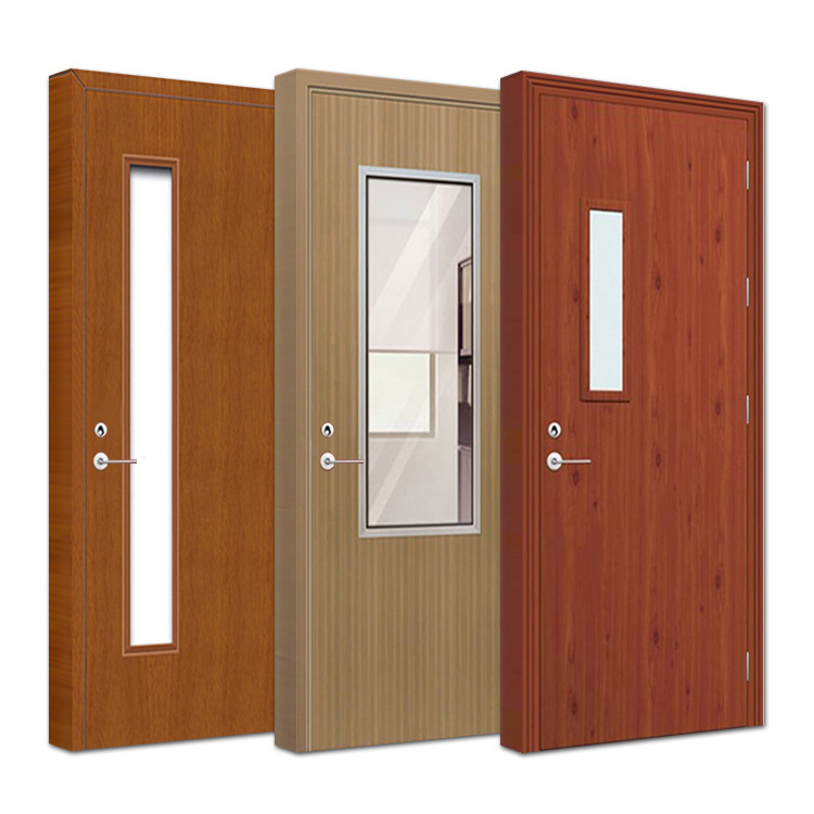 Internal room fireproof wooden door design custom modern hotel apartment project 30 45 60 90 120 minutes fire rated wood doors