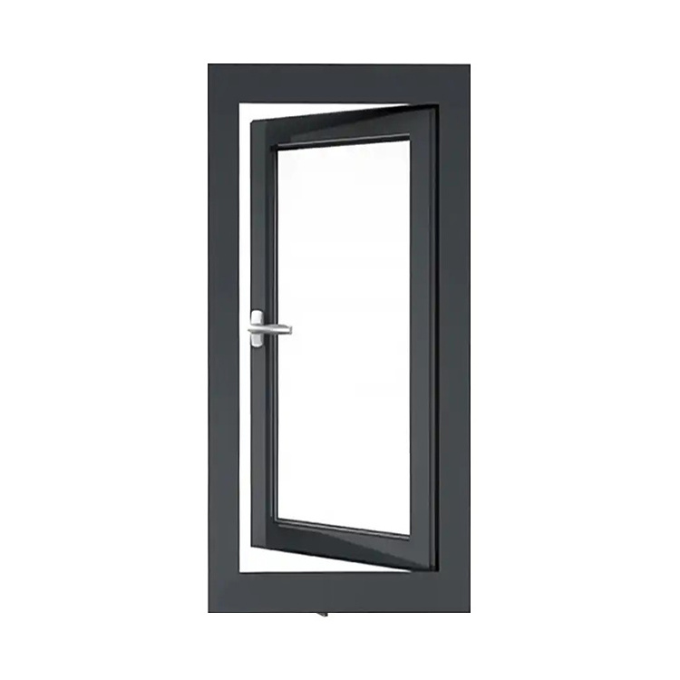 Custom soundproof aluminium swing window modern sound proof aluminum glass casement windows