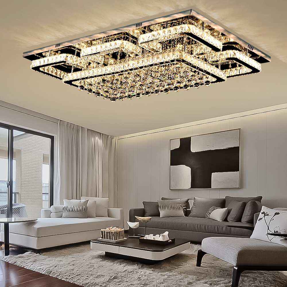 interior retro surface mount moroccan japanese restaurant modern chandelier led crystal ceiling light fixtures