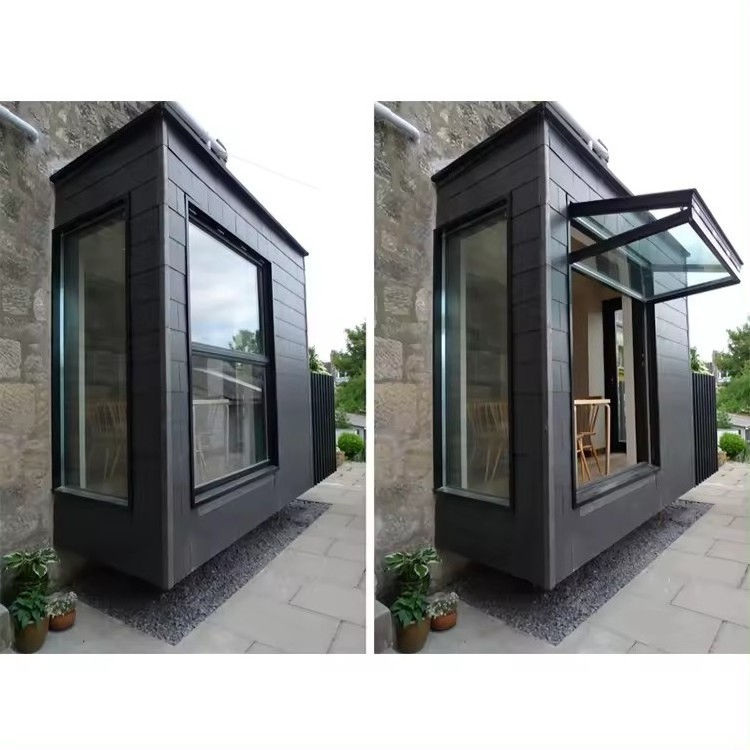 High quality bifolding modern storefront vertical sliding bi-folding up window waterproof thermal break kitchen folding windows