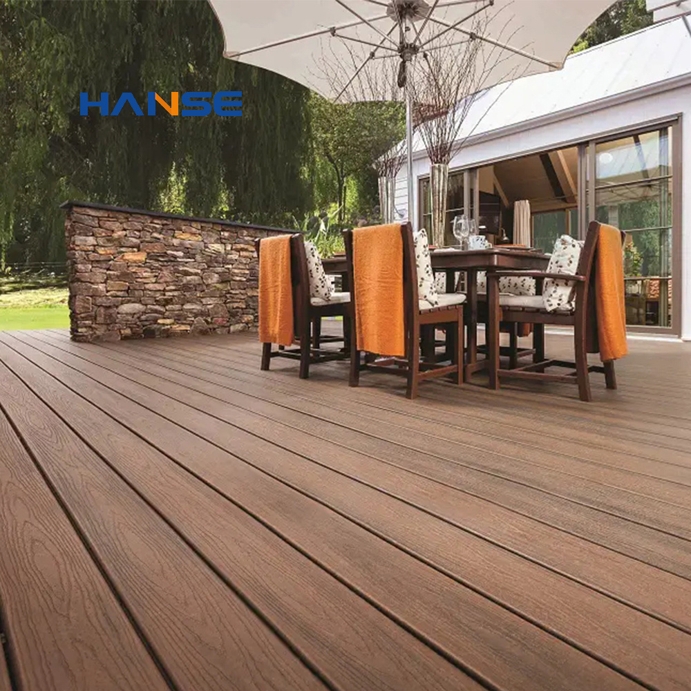 Outdoor Terrace Board Wpc Wood Plastic Reclaimed Flooring Wpc Decking Tiles