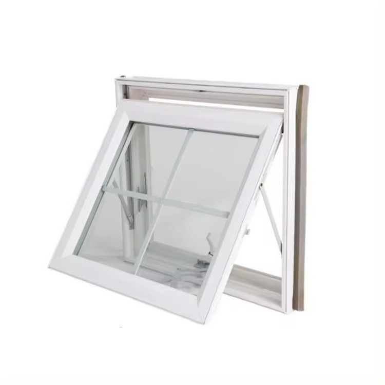 Thermal break aluminum push out luxury windows flip out wind-proof double glazed aluminium awning window