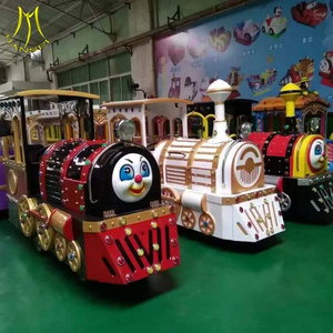 Hansel commercial amusement park products kids entertainment used trackless train for sale