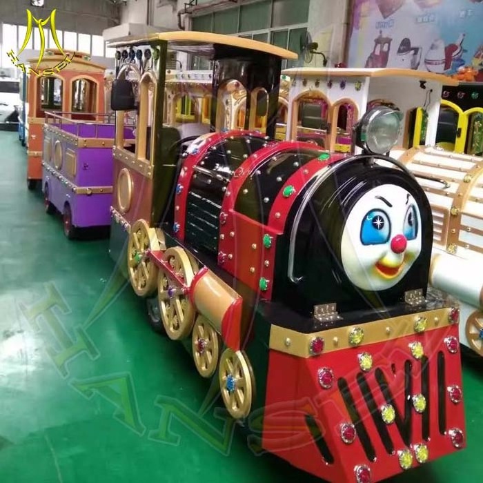 Hansel commercial amusement park products kids entertainment used trackless train for sale