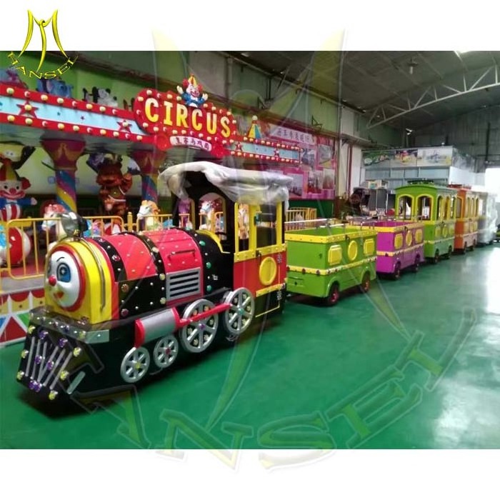 Hansel commercial amusement park products kids entertainment used trackless train for sale