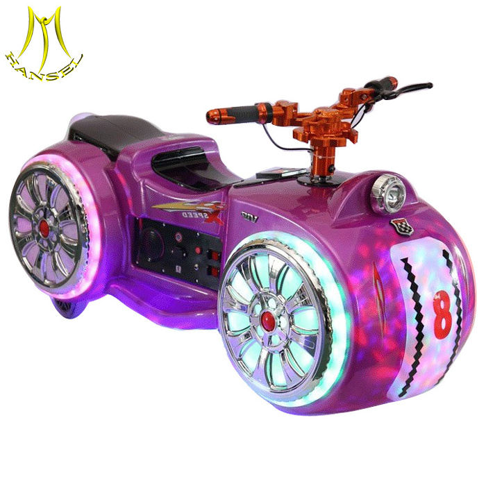 Hansel kids indoor amusement rides amusement motor bike for shopping mall