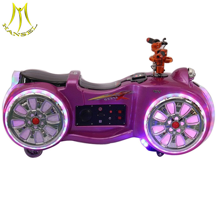 Hansel kids indoor amusement rides amusement motor bike for shopping mall