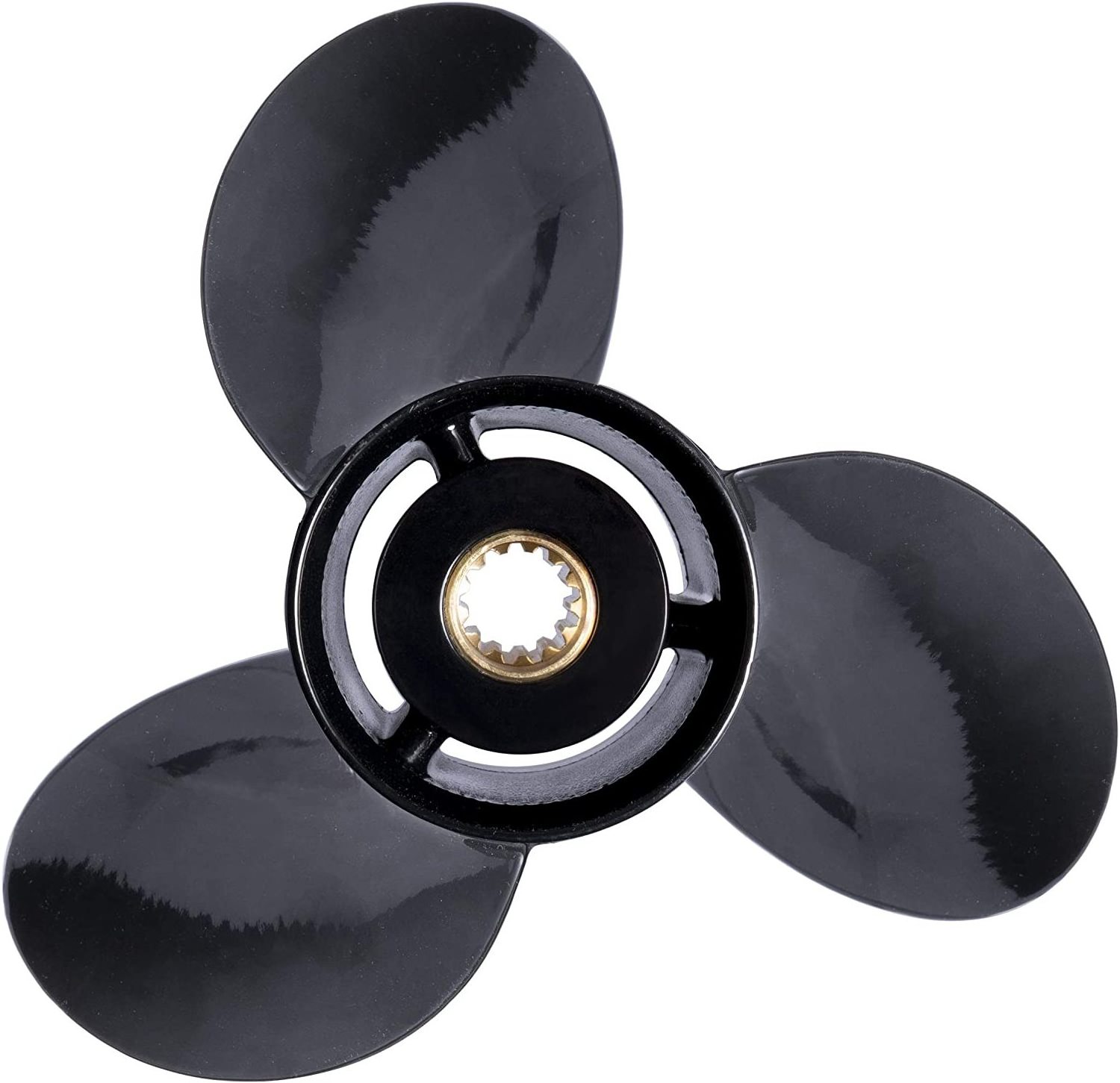 HANSE MARINE OEM Grade Aluminum Outboard Motor Boat Propeller for Mercury Engines 30-70 HP 13 Spline Tooth