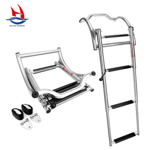 HANSE MARINE Stainless Steel Boat Ladder Inflatable Boat Ladder Hardware for Boat Yacht