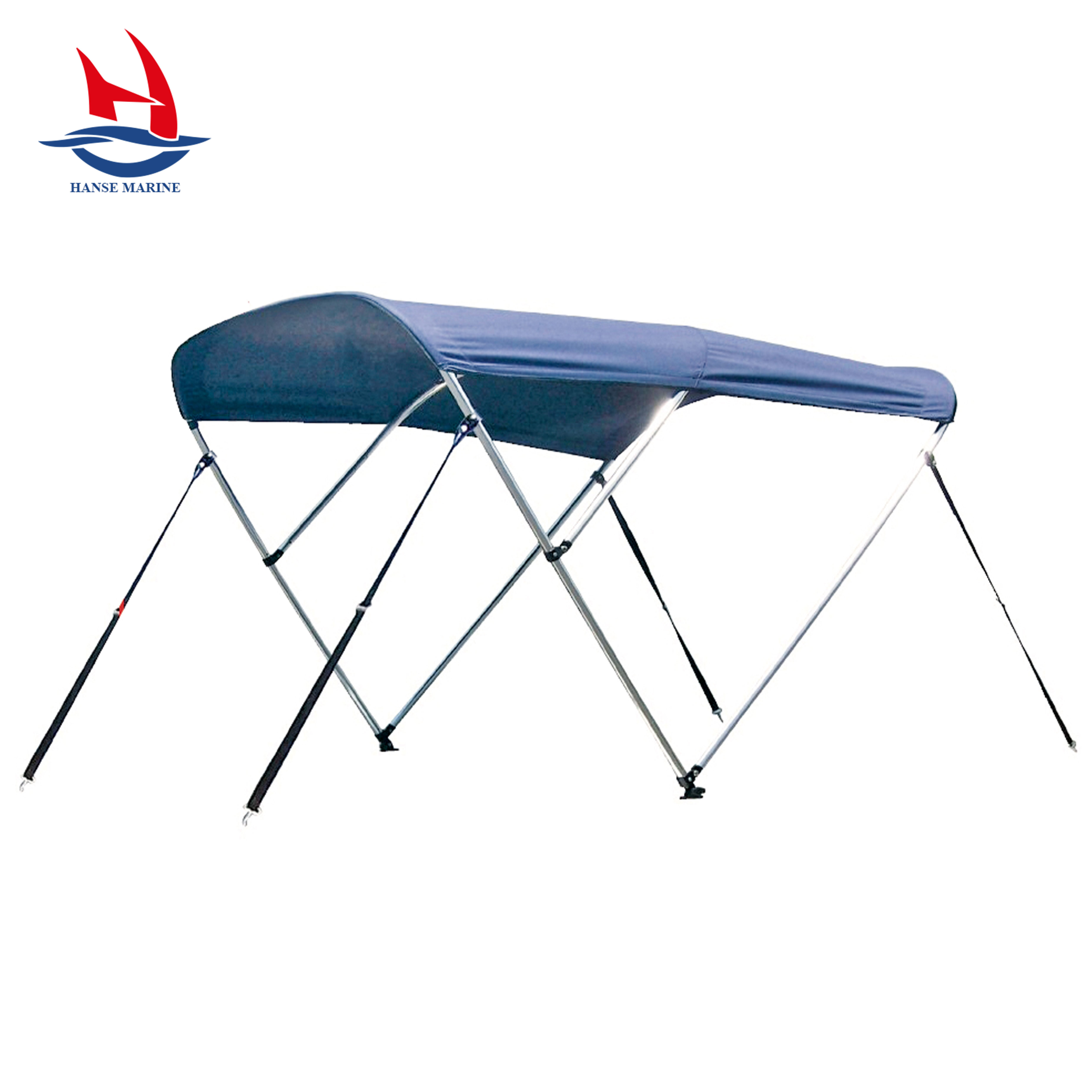 HANSE MARINE Boat Tent 3 Arms Bimini Top / Sunshade with Connected Screws Boat Canopy for Boat Fishing Yacht