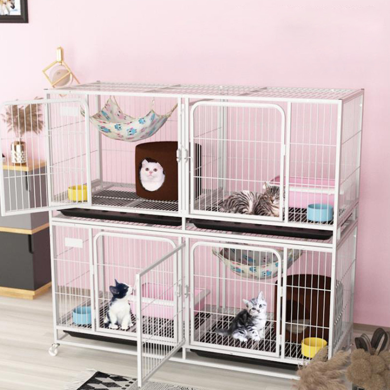 Galvanized square tube large cage pigeon breeding chicken duck cat dog pet cage