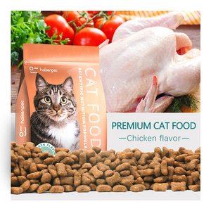 OEM  Factory Exports Cat Food Star Shapes 10KG Natural Raw Chicken Flavors  All Age Pet Cat Dry Food