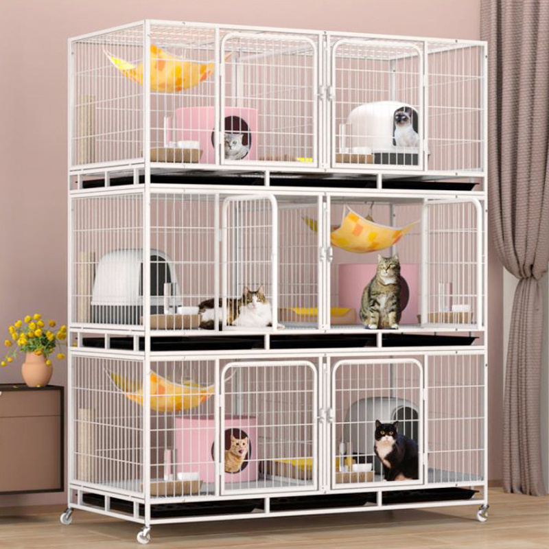 Galvanized square tube large cage pigeon breeding chicken duck cat dog pet cage