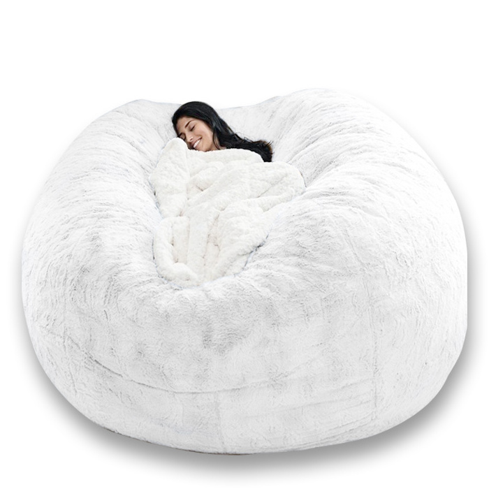 Big size large bean bag PV velvet soft bean bag cover unfilled