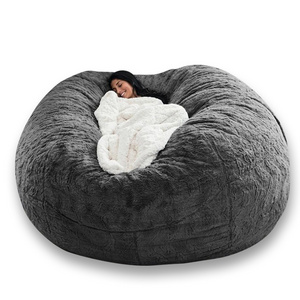 Big size large bean bag PV velvet soft bean bag cover unfilled