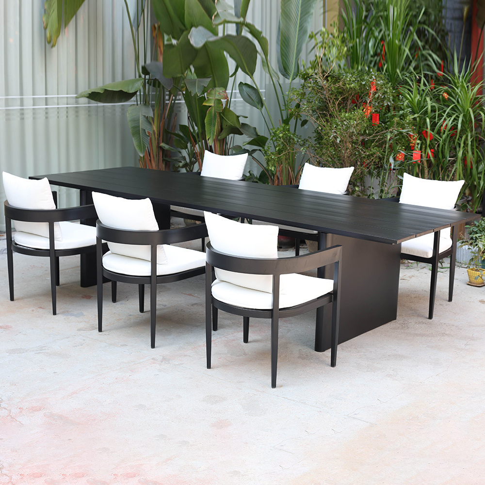 Modern furniture kitchen dinning table and 6 chair restaurant dining room luxury outdoor dining table set 4 chairs