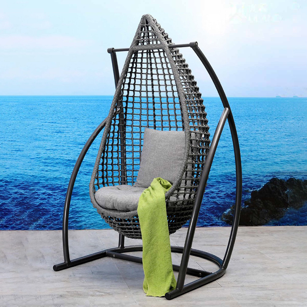 bohemian indoor and outdoor high quality swing hanging chair foshan garden egg hanging swing chair