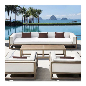 HOT SALE very strong waterproof outdoor cushions turkish unique terrace outdoor teak wood patio furniture sets wooden