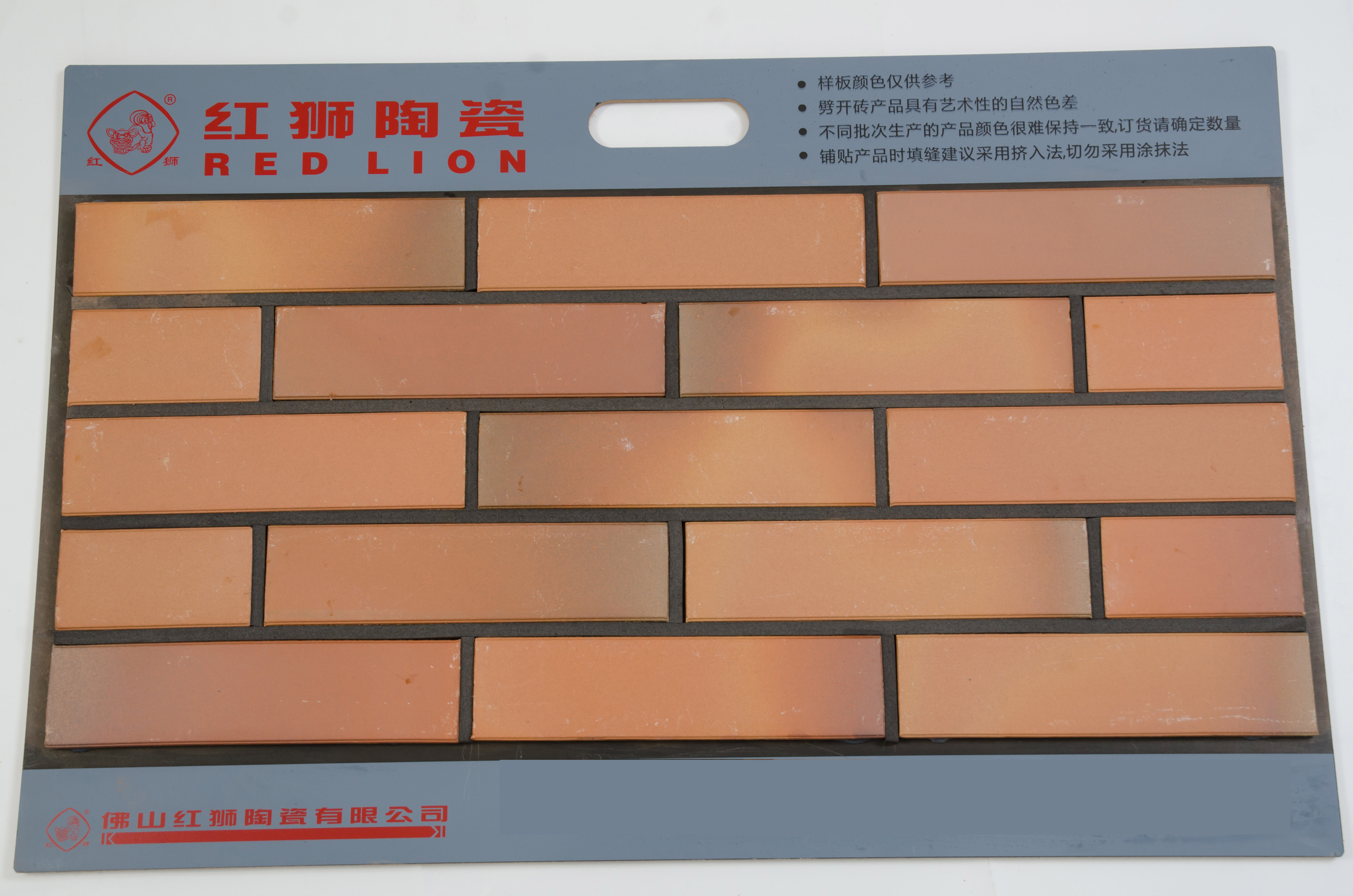 building decorative garden thin red terracotta clay bricks veneer slips tiles ceramic wall panels boards for yard