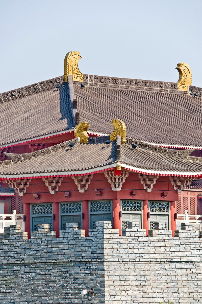 japanese decramastic temple pavilion villa chinese style classic glazed roof clay tiles turkey