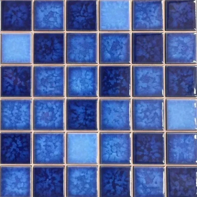 square swimingpool glazed blue swimming_pool_mosaics ceramic mosaic tiles diy for  swimming  pools philippines