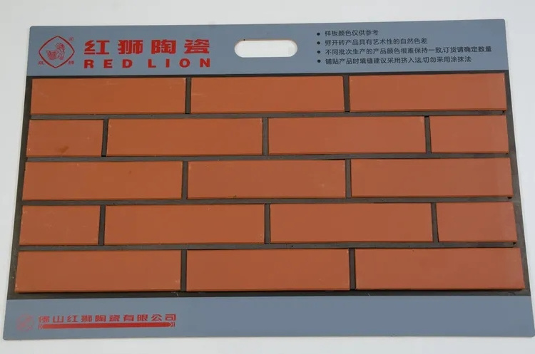 mexican promotional oem goog price thin brick stone veneer clay exterior facing brick wall tile