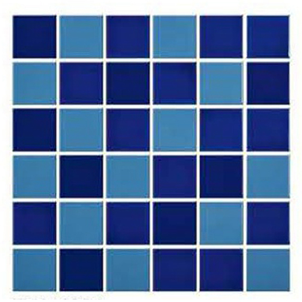 Modern 2x2 Mosaic Glass Tiles Square Wall Tiles for Swimming Pool Glossy Surface for Hotel Interior Decorations in Philippines