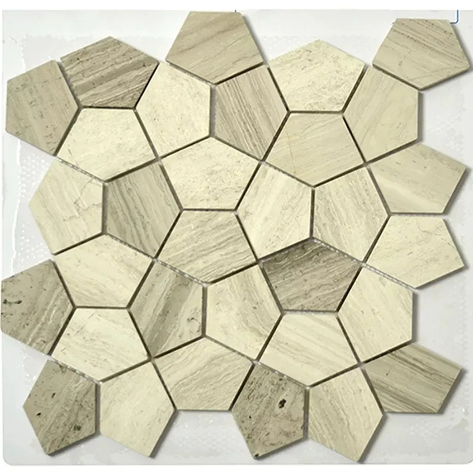 chinese lazer cut peel and stick outdoor bathroom glass stone mosaic tiles adhesive for kitchen