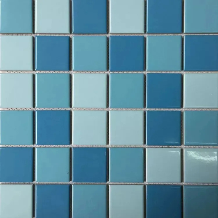 square swimingpool glazed blue swimming_pool_mosaics ceramic mosaic tiles diy for  swimming  pools philippines