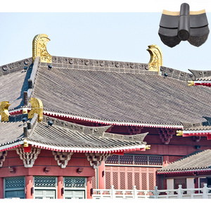 japanese decramastic temple pavilion villa chinese style classic glazed roof clay tiles turkey