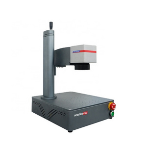 Portable integrated fiber laser marking machine steel metal bird ring cattle and sheep ear tag 20W laser marking machine for sal