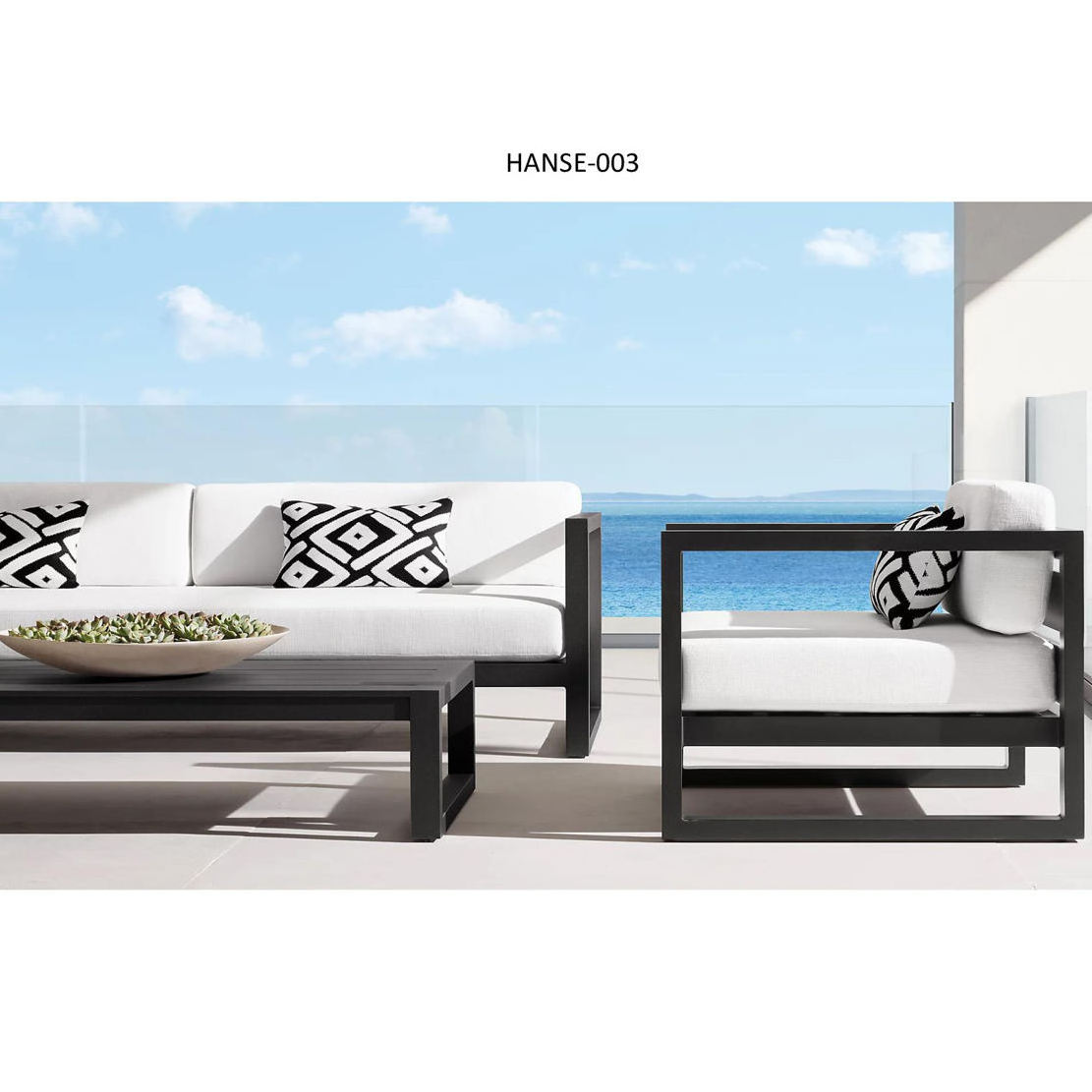 All Weather Outdoor Modular Dining Table Luxury Timber Corner Sofa Set Aluminium Teak Garden Furniture