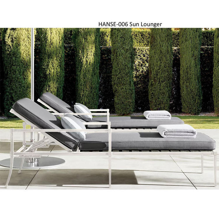 Garden SUN Swimming Hotel Bed outdoor luxury Wood Pool furniture beach Folding pool side lounge chaise chair