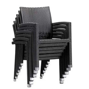 wholesale all weather stackable outdoor rattan wicker rattan stacking wicker chairs thailand