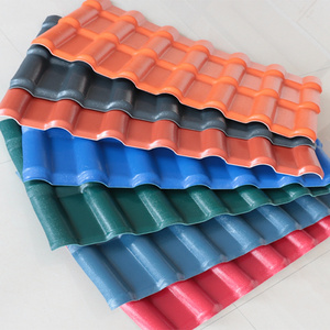 PVC Corrugated Roof Tiles/ ASA Roof Sheet For Prefabricated House/Brick Red Roof Panel For Warehouse