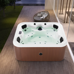 Bangkok luxury shallow ozone sex aqua massage jet 4 person hot tub outdoor spa bath bathtub