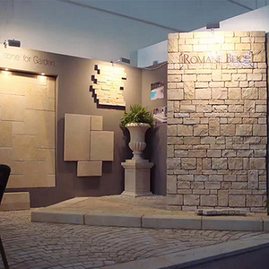 Natural Finish Exterior Wall Cladding 3D Limestone Culture Stone Wall Tiles Split Sandstone for Hotels from Turkey