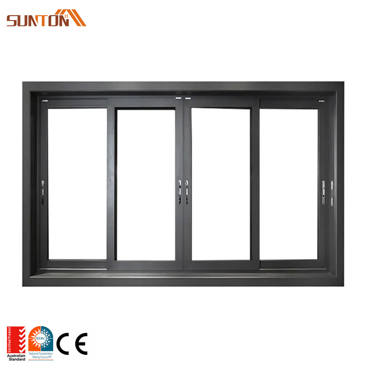 Custom made interior kitchen toilet bathroom waterproof small aluminum alloy frosted glass sliding windows designs for house