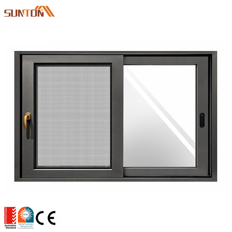 Custom made interior kitchen toilet bathroom waterproof small aluminum alloy frosted glass sliding windows designs for house