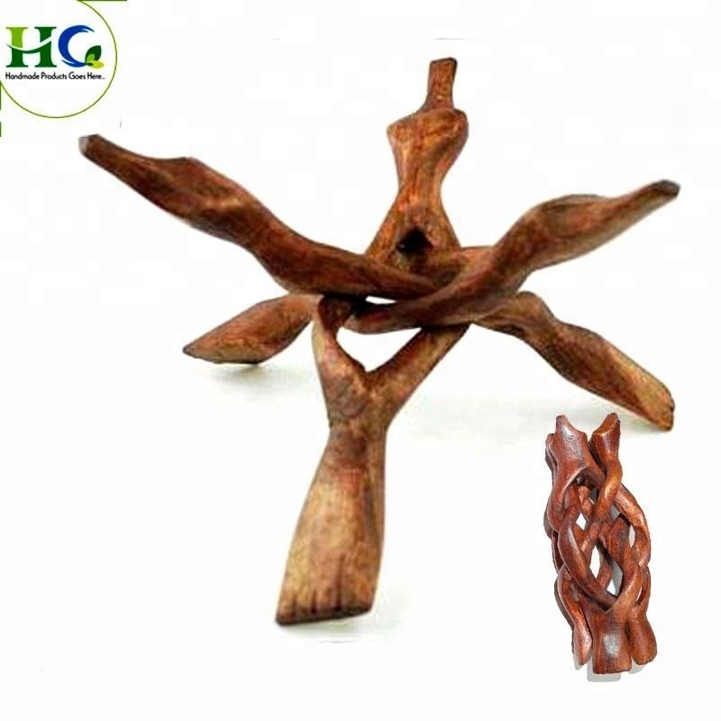 Wooden Stand For White Sage Abalone Shell Stand Arts & Crafts Wood Crafts Wooden Boxes At Reasonable Price