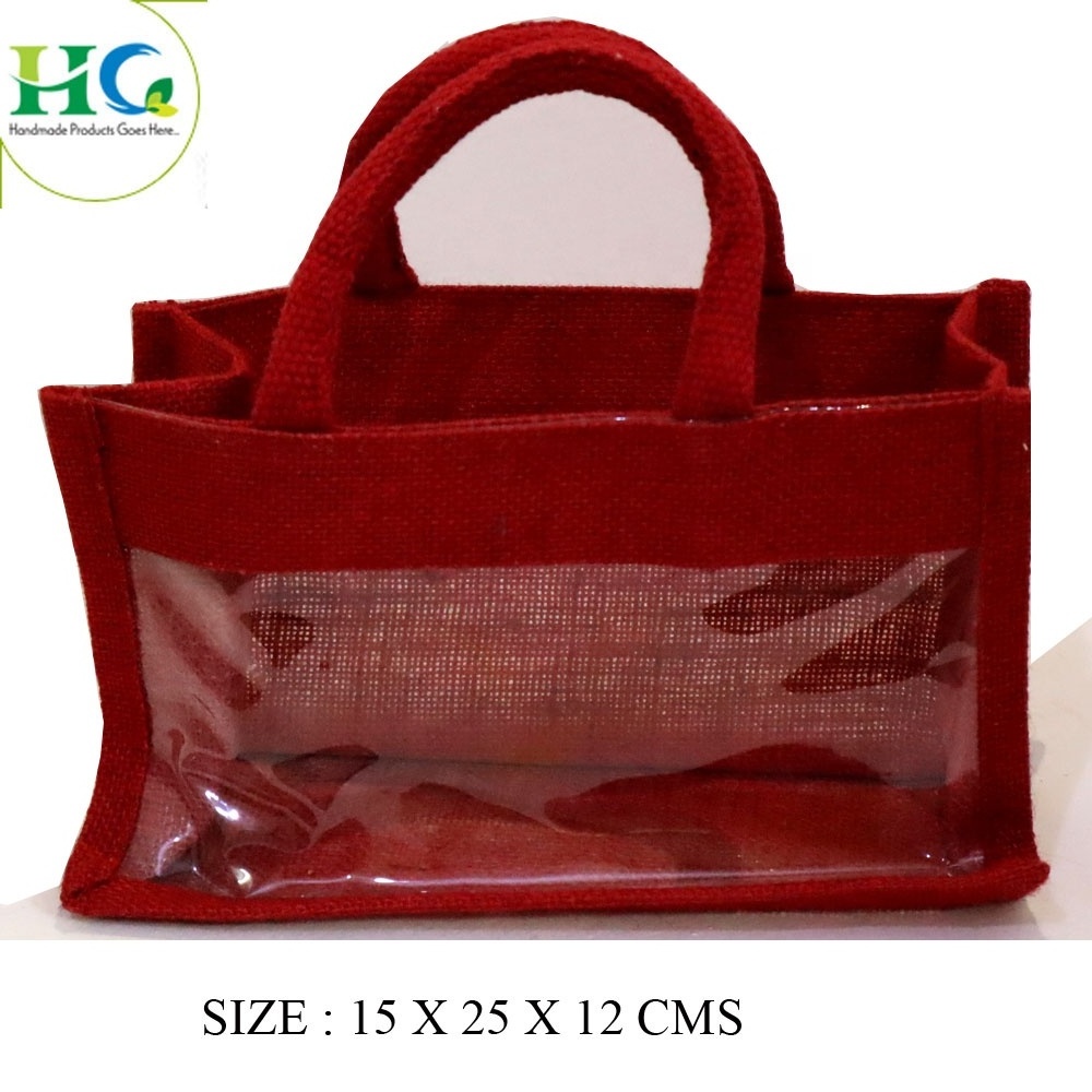 Superior Quality Jute Toiletry bag  Eco friendly natural jute with cotton cosmetic bag women hemp pouch jute makeup bag