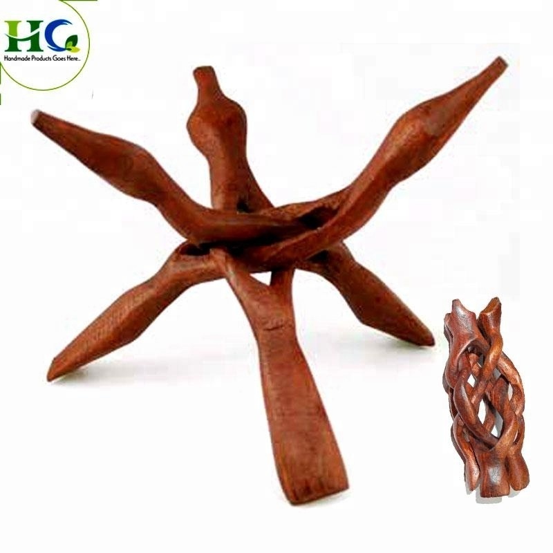 Wooden Stand For White Sage Abalone Shell Stand Arts & Crafts Wood Crafts Wooden Boxes At Reasonable Price