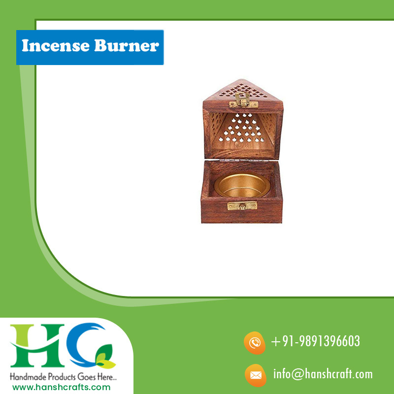 Best Quality Incense Burner Small Wooden  Bakhoor Burner Set Handmade Incense Burner For Sale