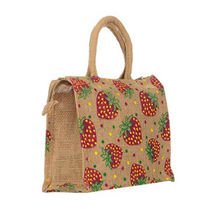 Superior Quality Jute Toiletry bag  Eco friendly natural jute with cotton cosmetic bag women hemp pouch jute makeup bag