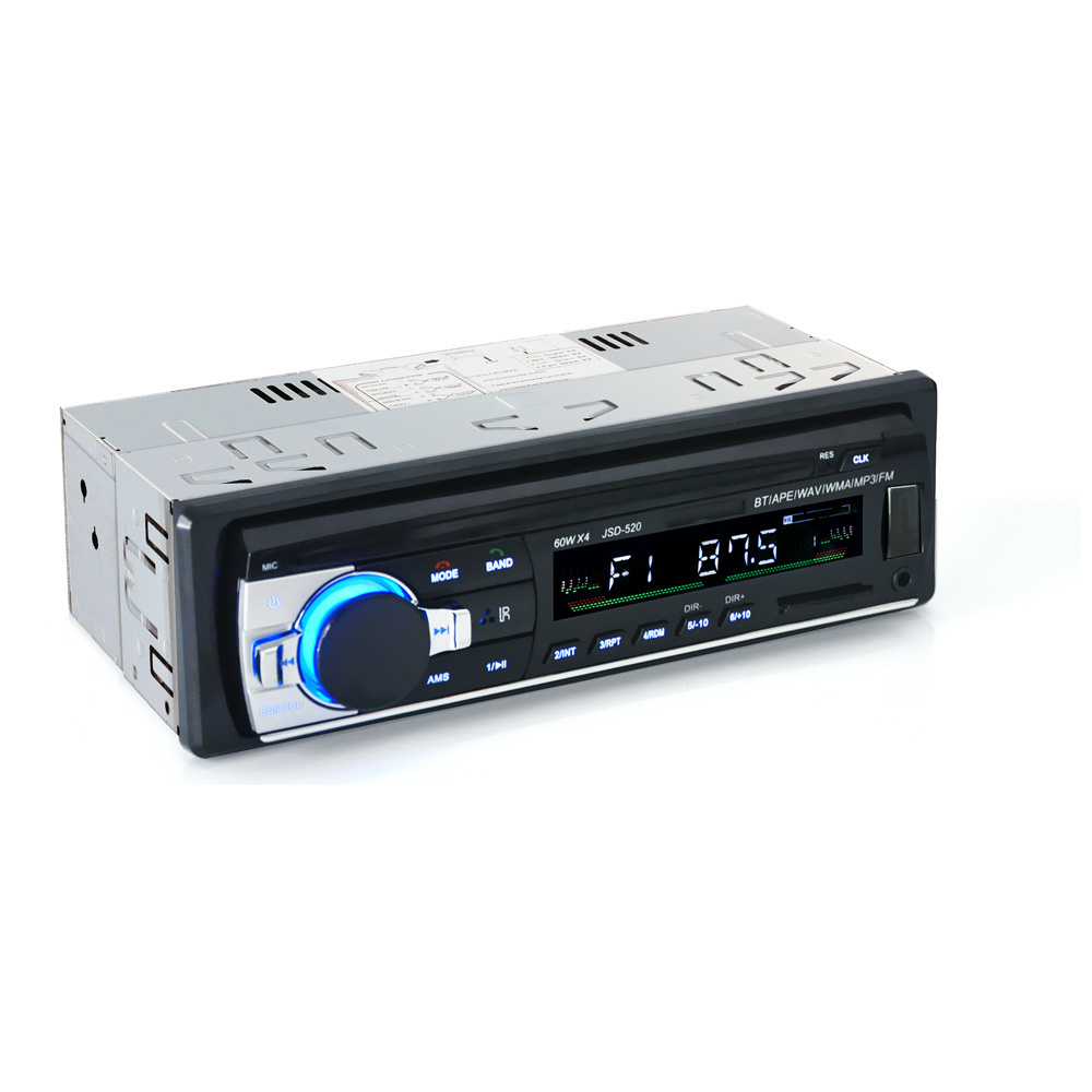 Cheap Price FM Multi--function Car Mp3 520  1Din  BT Handsfree Stereo Autor Radio  Car MP3 Player